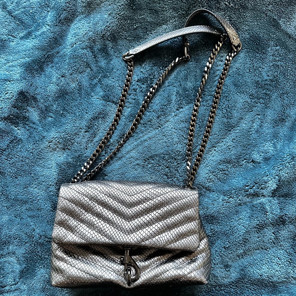 Metallic Rebecca Minkoff crossbody